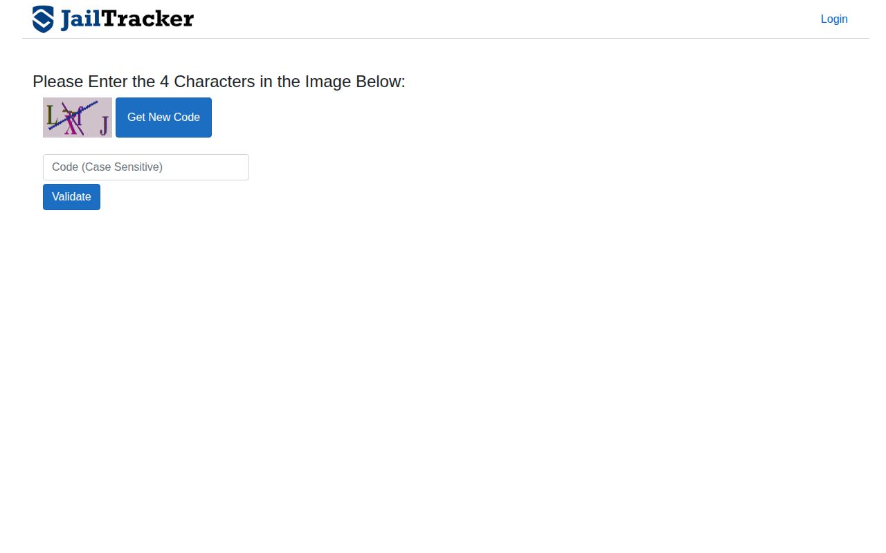 Bullitt County current JailTracker booking photo and release-record search layout